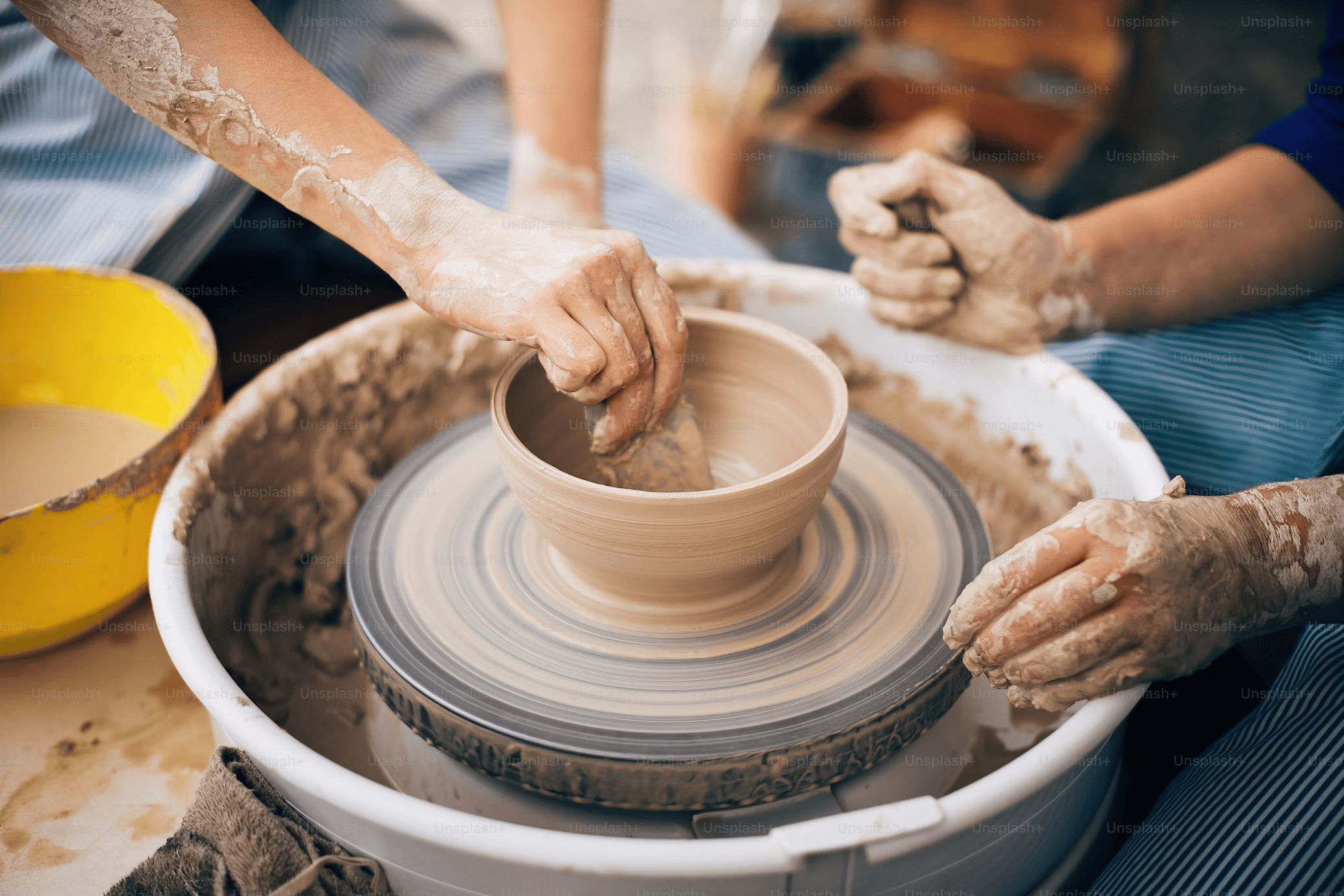 Pottery making